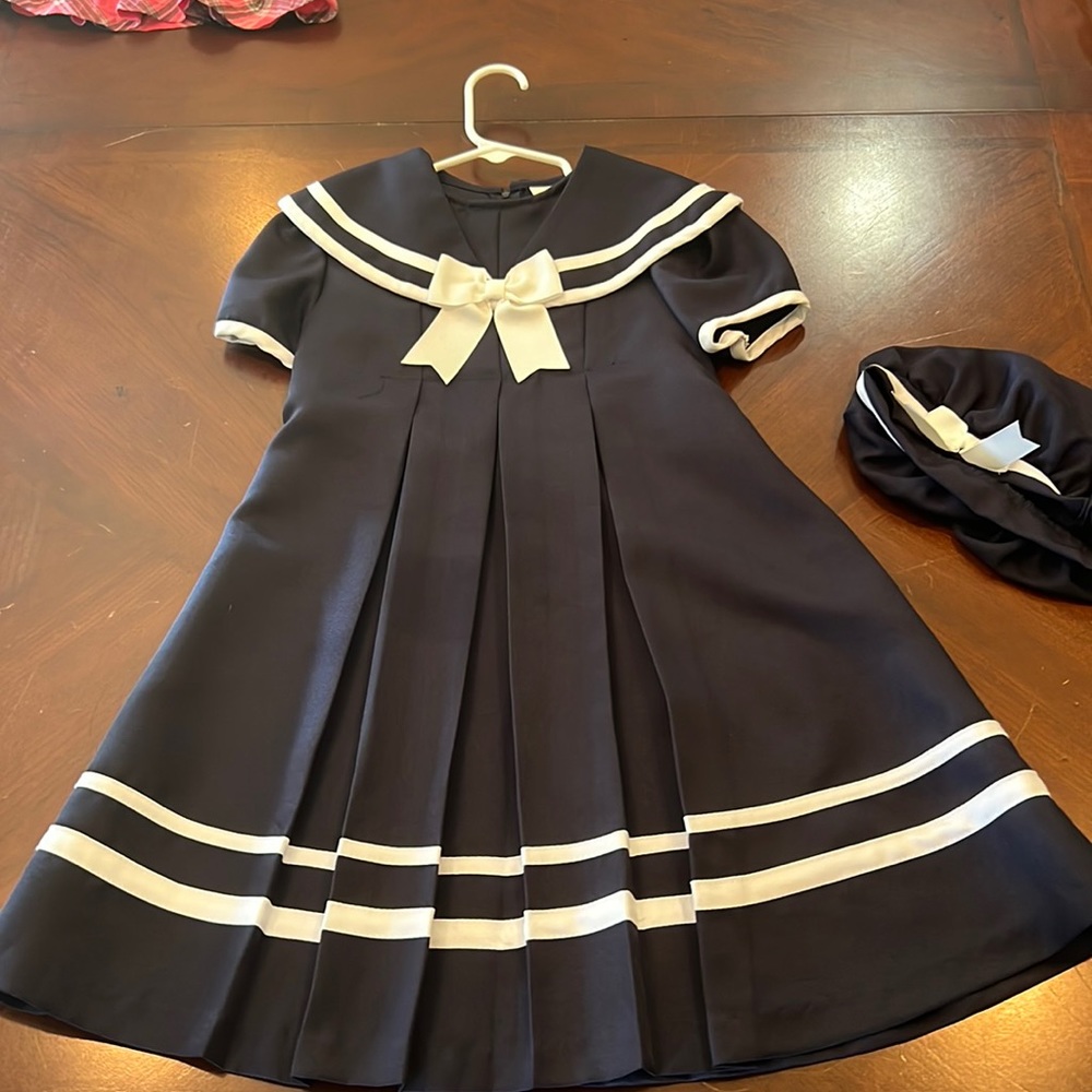 Sailor Dress with matching beret
